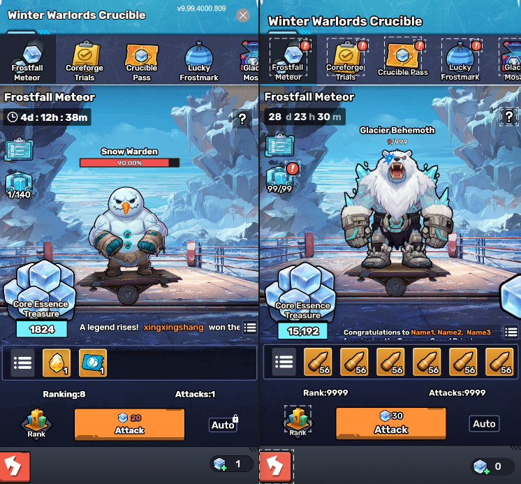 Frostfall Meteor UI
